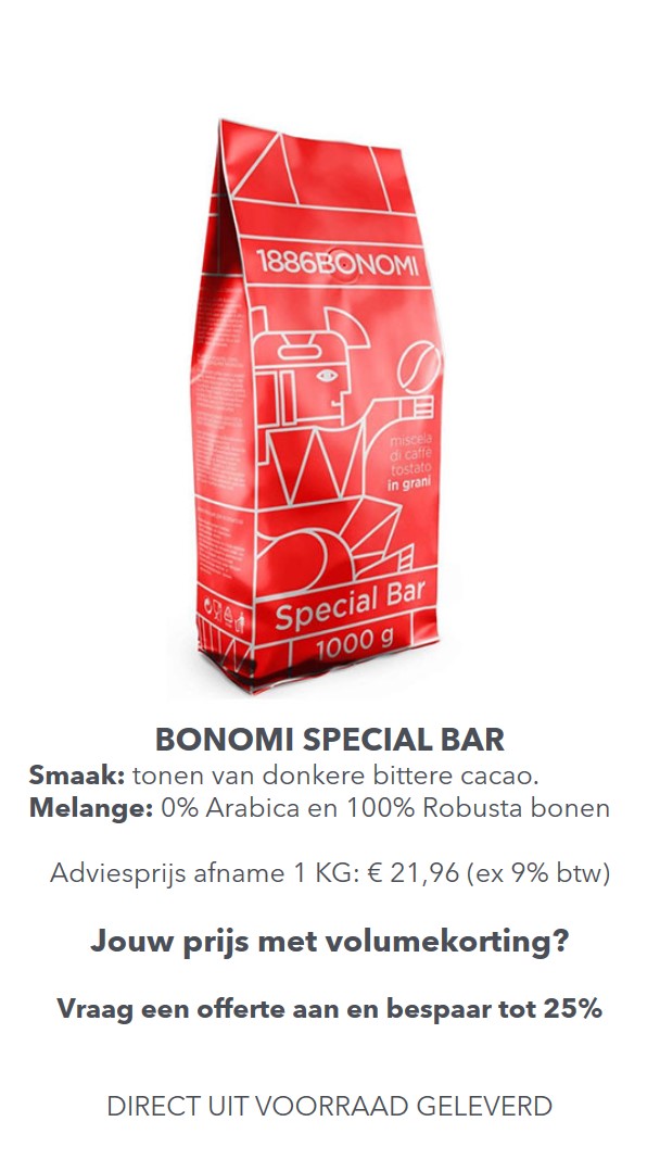 DITALIA KOFFIE - BONOMI SPECIAL BAR