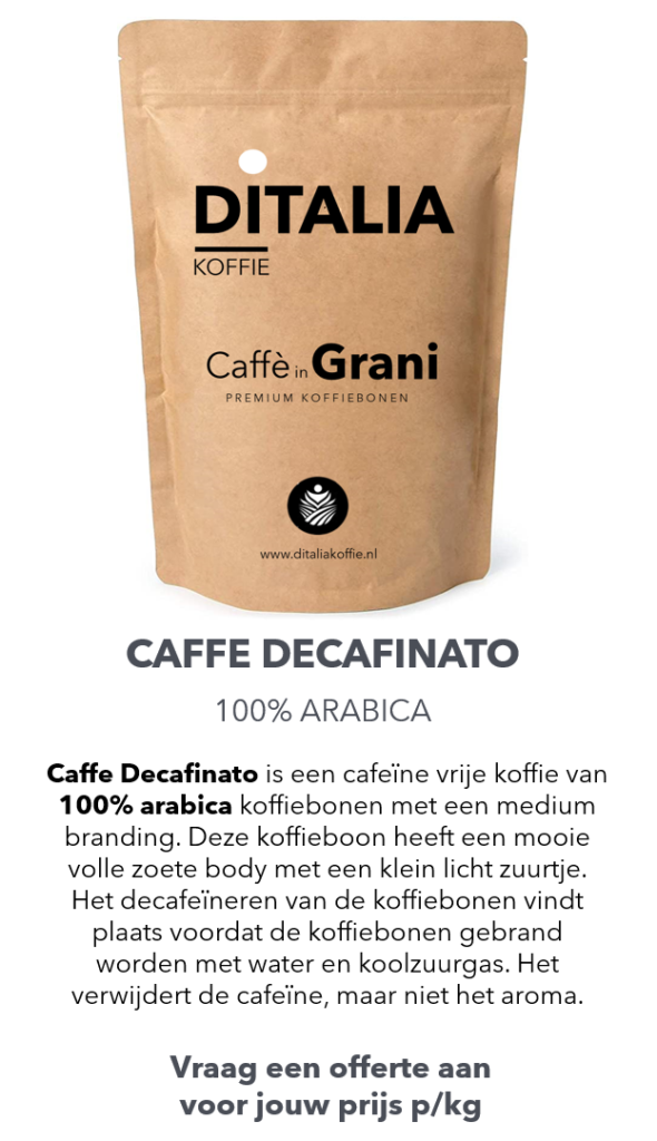 huismerk caffe decafinato