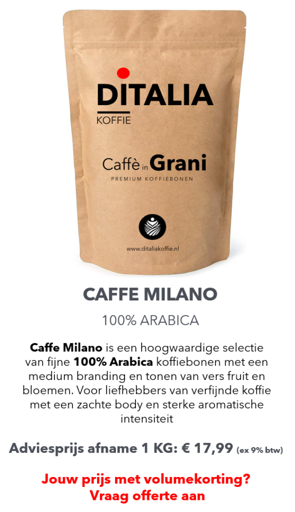 huismerk caffe milano